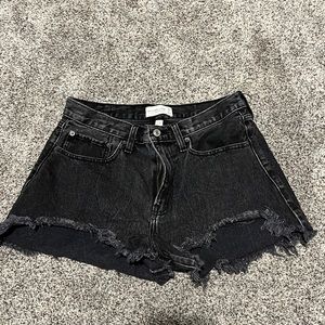 A&F Mid Rise Boyfriend Shorts Curve Love size 28/6
